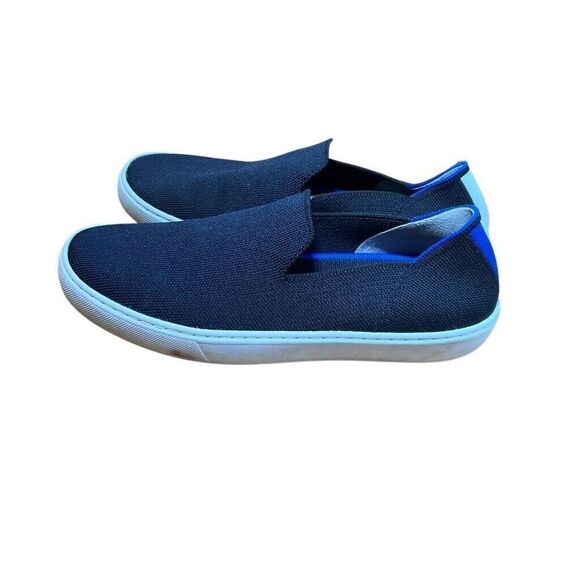 Rothy's The Original Slip On Sneakers Womens 8 EU 39 Black Solid Textile Shoes - Picture 3 of 7